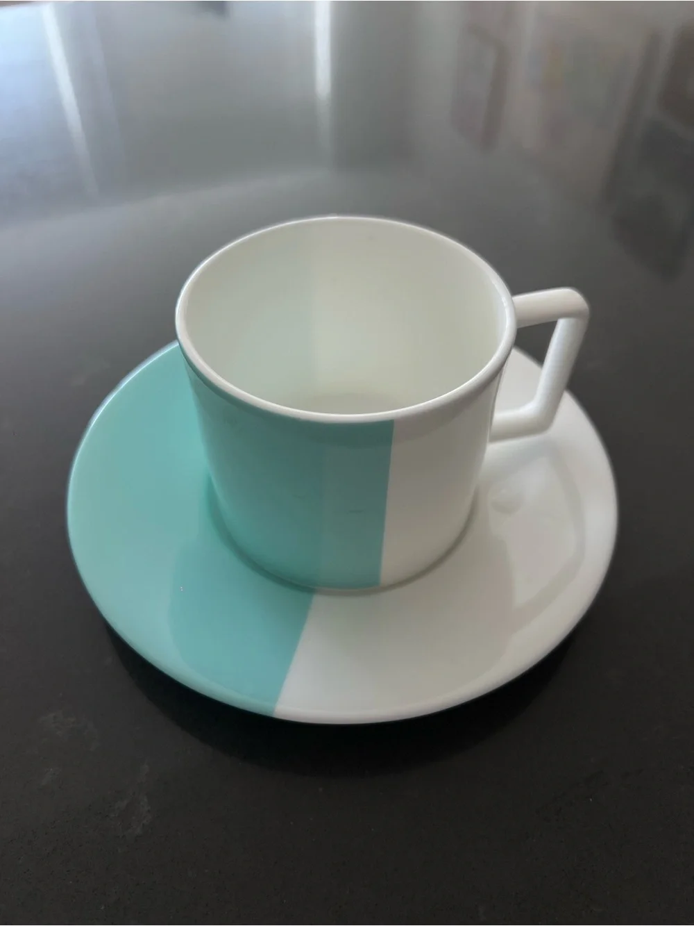 1 Set Tiffany&Co. Fine Bone China Porcelain Tea Cup and Saucer